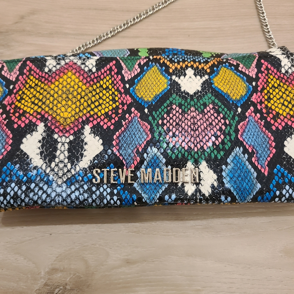 Steve Madden Multicolor Snake Print Women's Bag